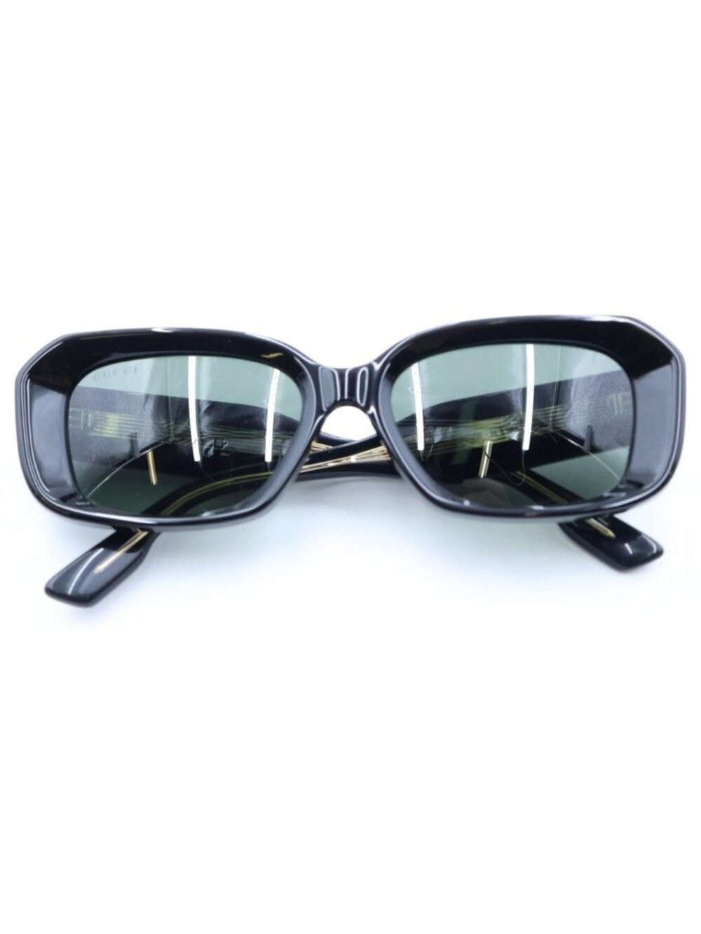 Gucci Asian Fit Square Sunglasses Black Eyewear